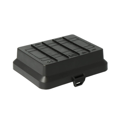 Lock förstansat för uttag Svart