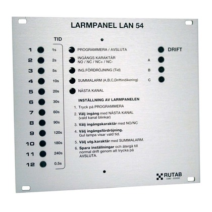 LAN 54-2 Larmpanel Slavmodul