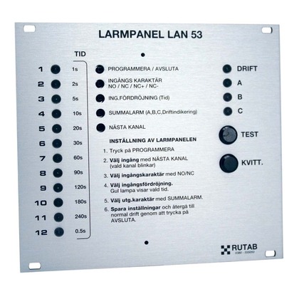 LAN 53-2 Larmpanel Master