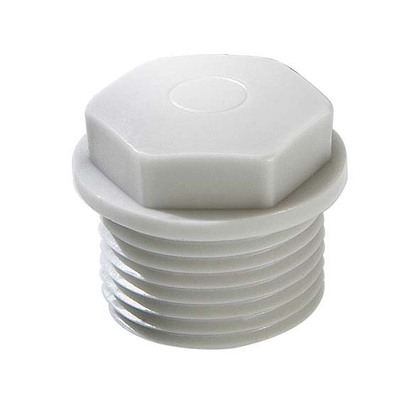 Strypnippel Polyetylen IP54 RAL 7035 Metrisk
